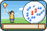 Ilustración en pixel art: Elementos cotidianos
