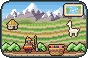 Ilustración en pixel art: El viaje de la patata