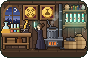 Pixel-art picture: Marie Curie