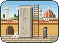 Pixel-art picture: Michelangelo’s David