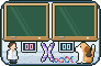 Pixel-art picture: Chromosomes
