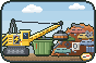 Pixel-art picture: Electromagnets