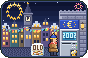 Pixel-art picture: The European Union