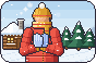 Pixel-art picture: Friction