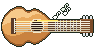 Pixel-art picture: The Guitar