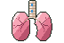 Pixel-art picture: Breathing