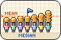 Pixel-art picture: Mean, Median & Mode