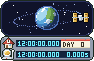 Pixel-art picture: Time Slows Down