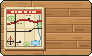 A map with an invented town on it