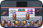 Ilustración en pixel art: Paradas en boxes