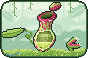 Ilustración en pixel art: Plantas carnívoras