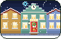 Pixel-art picture: New Year Around the World
