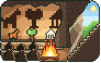 Pixel-art picture: Plato’s Cave