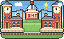 Pixel-art picture: The Railway Age