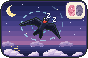 Ilustración en pixel art: Cómo duermen los animales