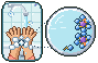 Pixel-art picture: How Soap Cleans