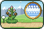 Ilustración en pixel art: Semillas