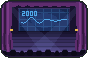 Pixel-art picture: Walking Robots