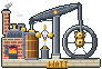 Pixel-art picture: The Steam Engine